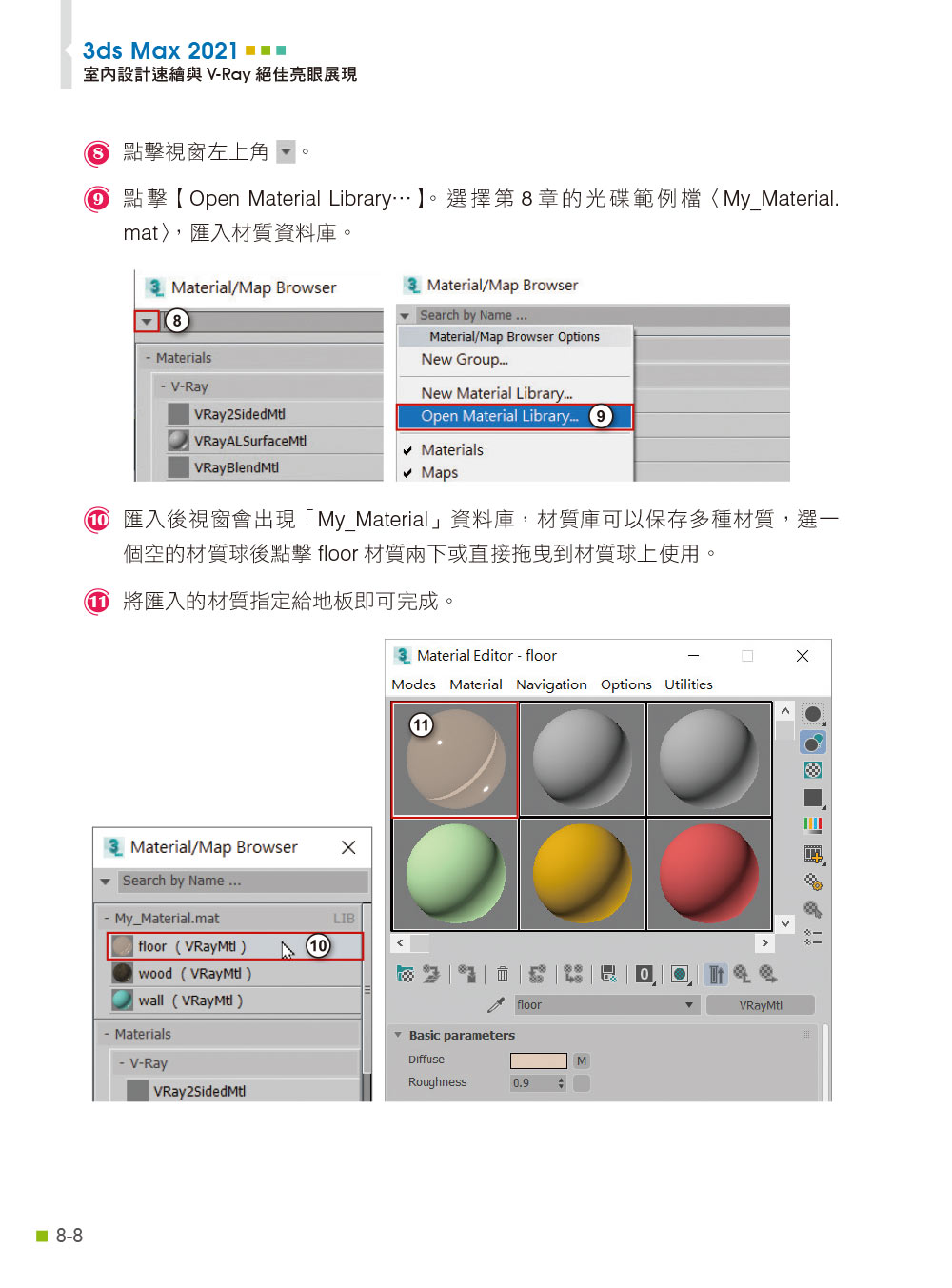 3ds Max 2021室內設計速繪與V－Ray絕佳亮眼展現