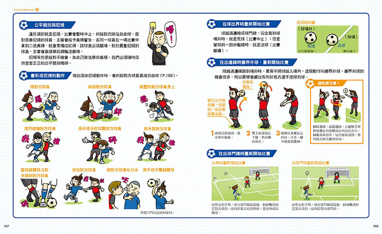 就是愛踢足球！讓你技巧進步的漫畫圖解足球百科