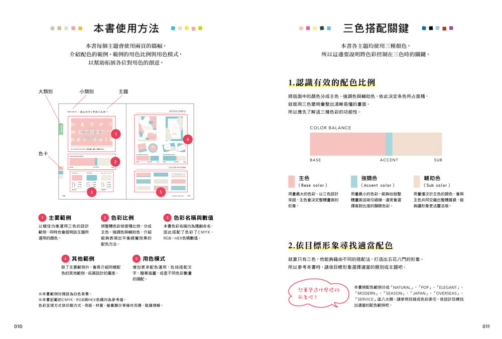 零基礎配色學：1456組好感色範例 秒速解決你的配色困擾！