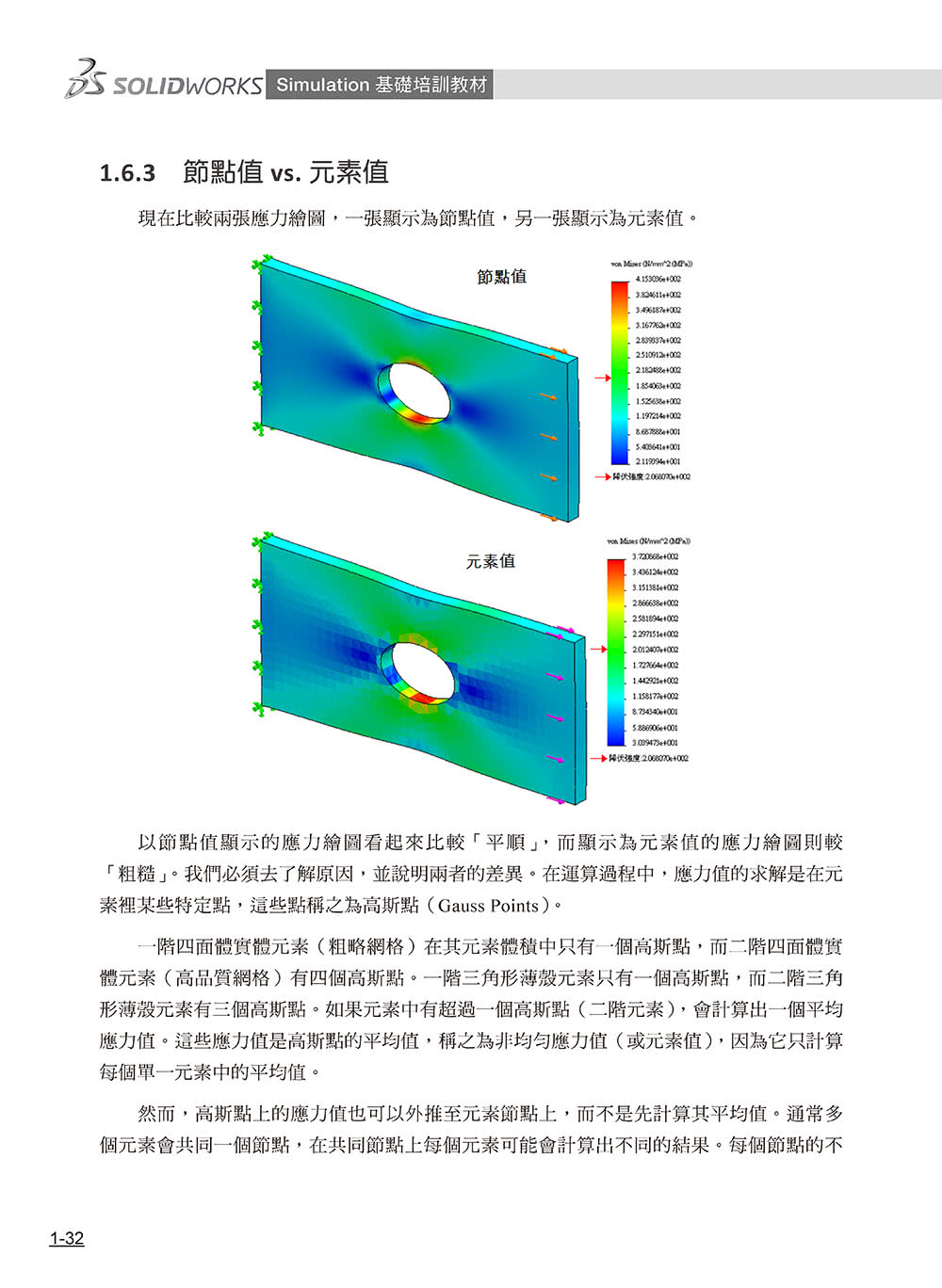 SOLIDWORKS Simulation基礎培訓教材〈繁體中文版〉（第二版）