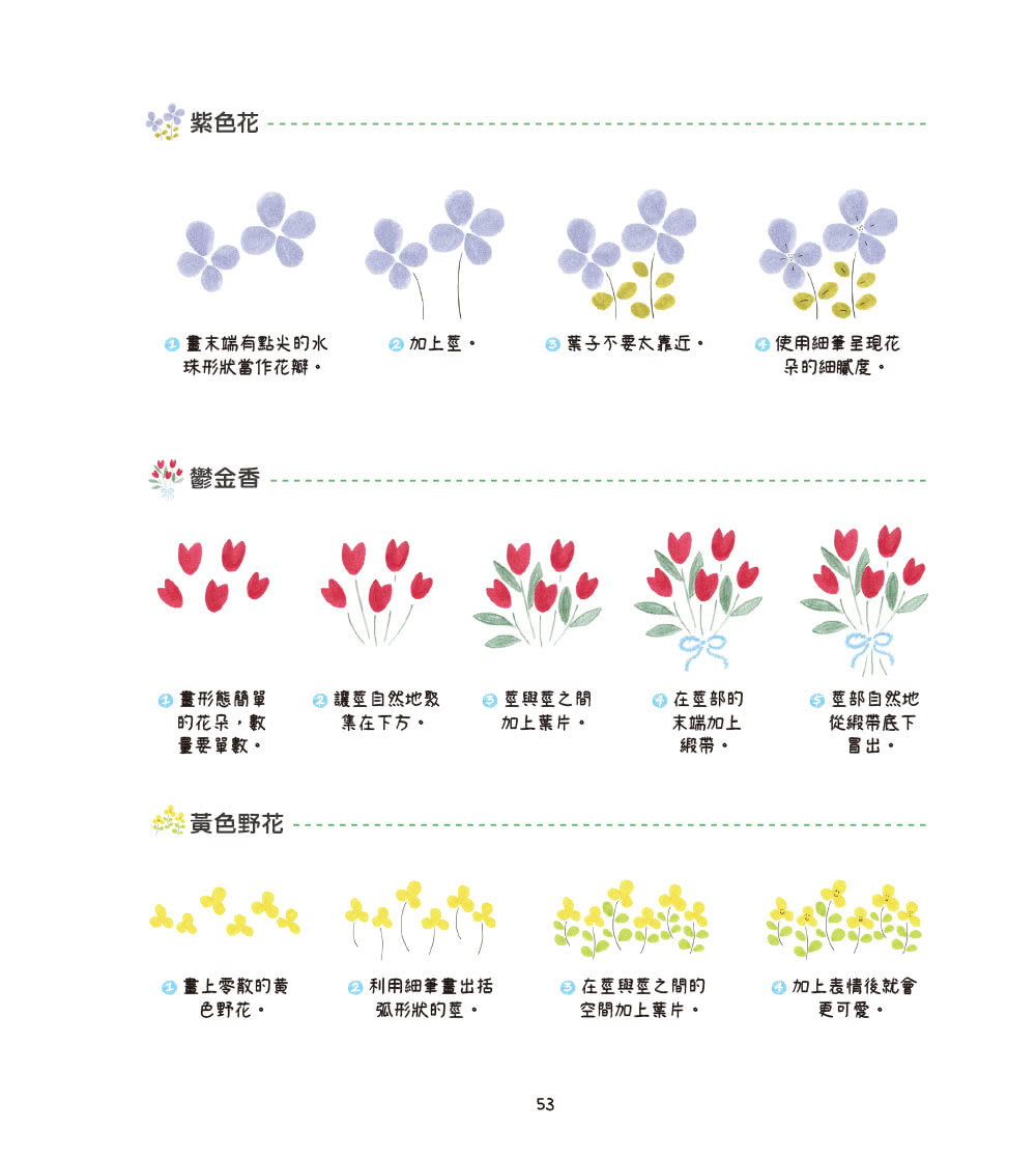 用色鉛筆畫出無敵簡單可愛圖