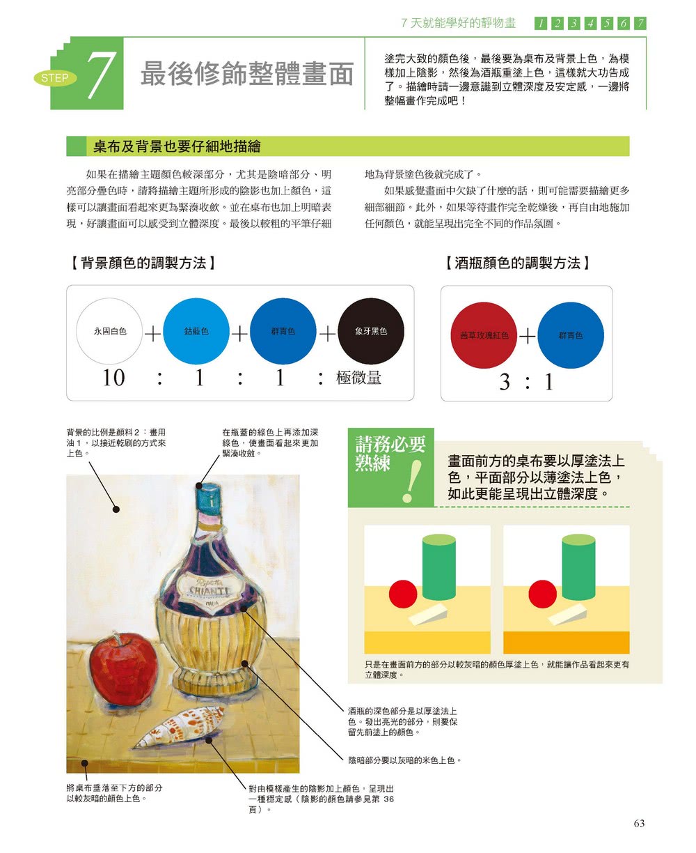 ７天就能畫得更好  油畫初級課程