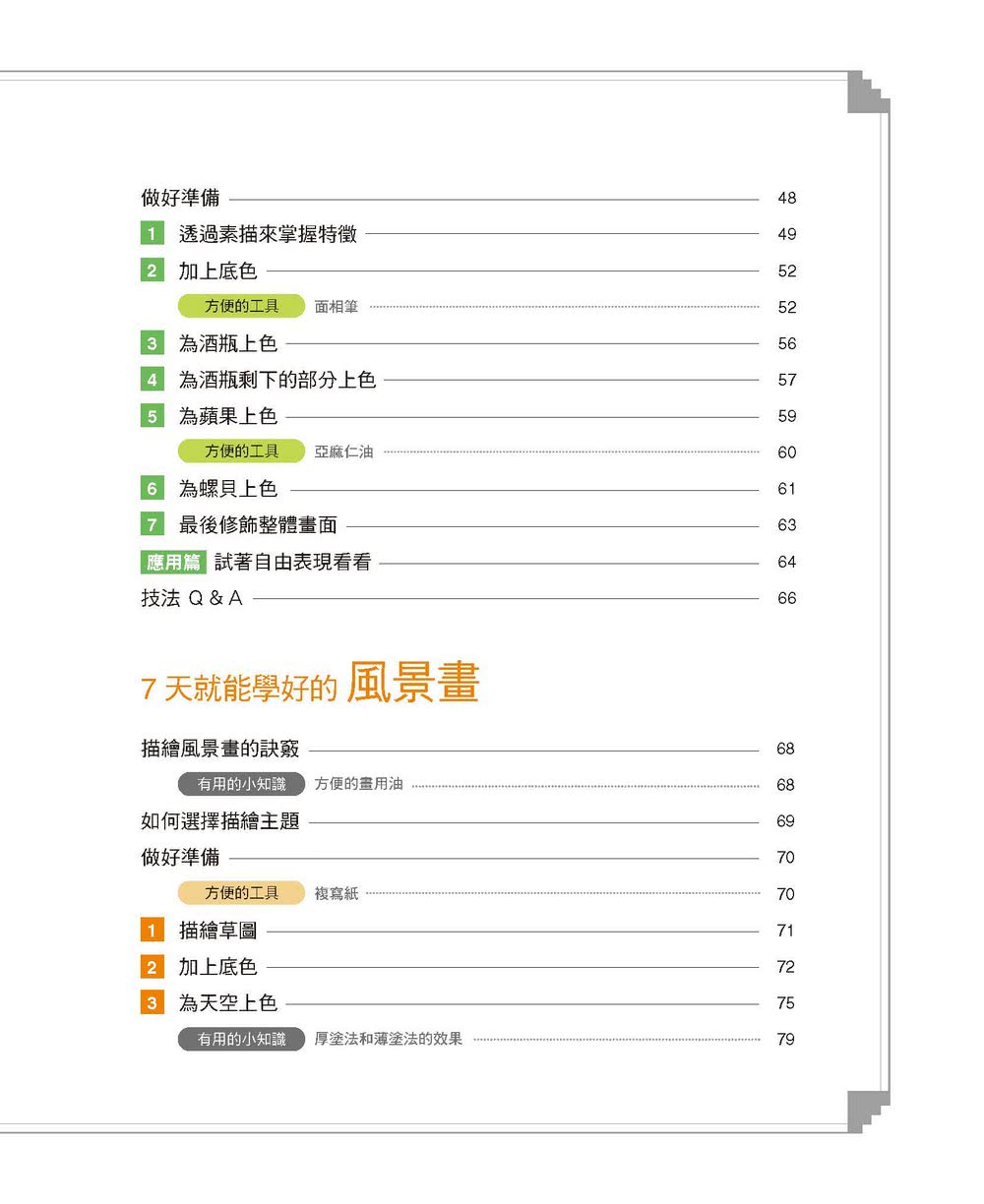 ７天就能畫得更好  油畫初級課程