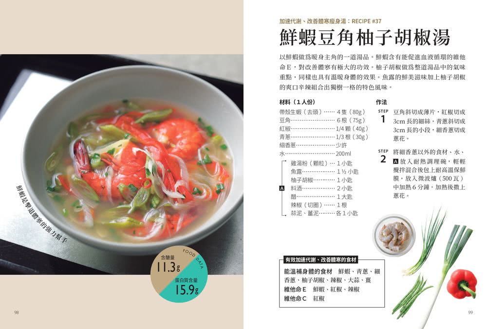 有菜有肉 微波五分鐘上菜 減醣消脂瘦身湯：一餐改喝一碗湯 小腹變平坦 6週瘦3公斤