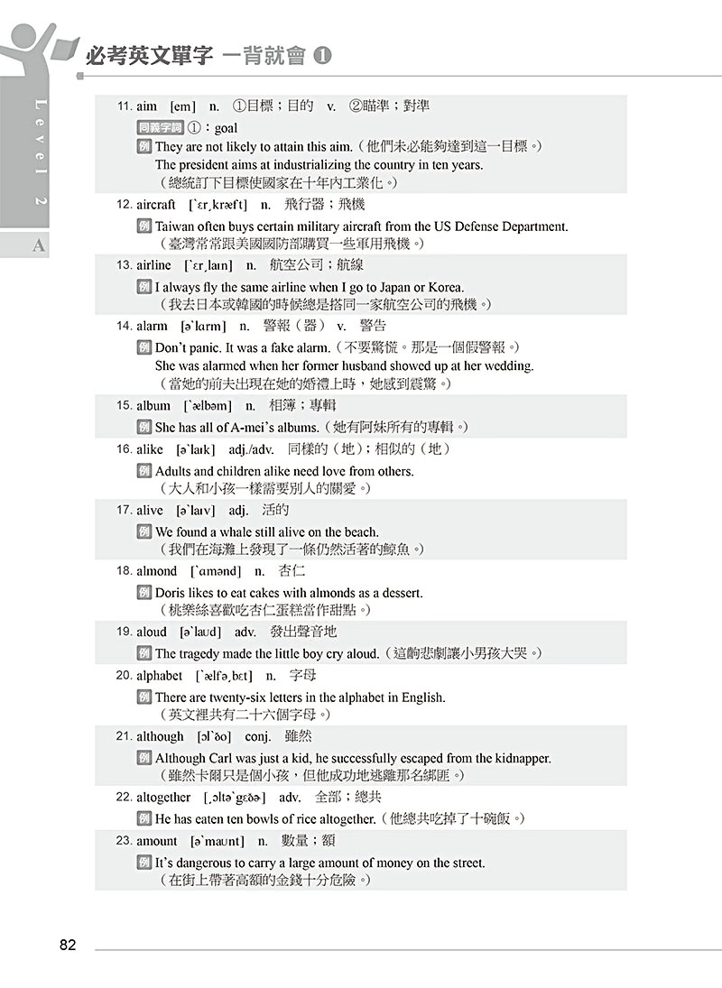 必考英文單字 一背就會（1）