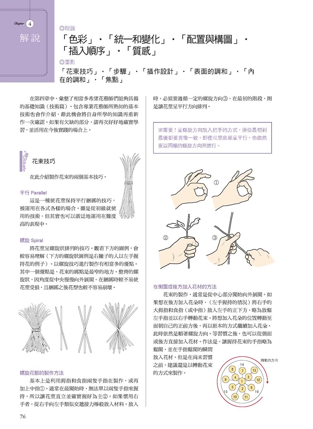 花藝設計基礎理論學（修訂版）：學習花的構成技巧•色彩調和•構圖配置