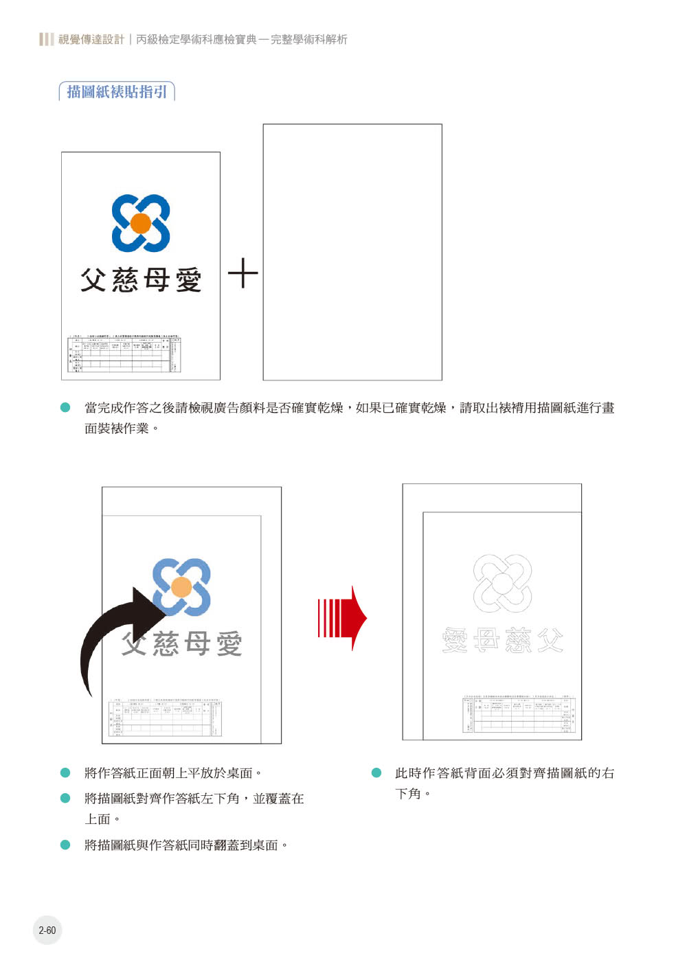 視覺傳達設計丙級檢定學術科應檢寶典（第四版）｜完整呈現原尺寸等比例完成稿