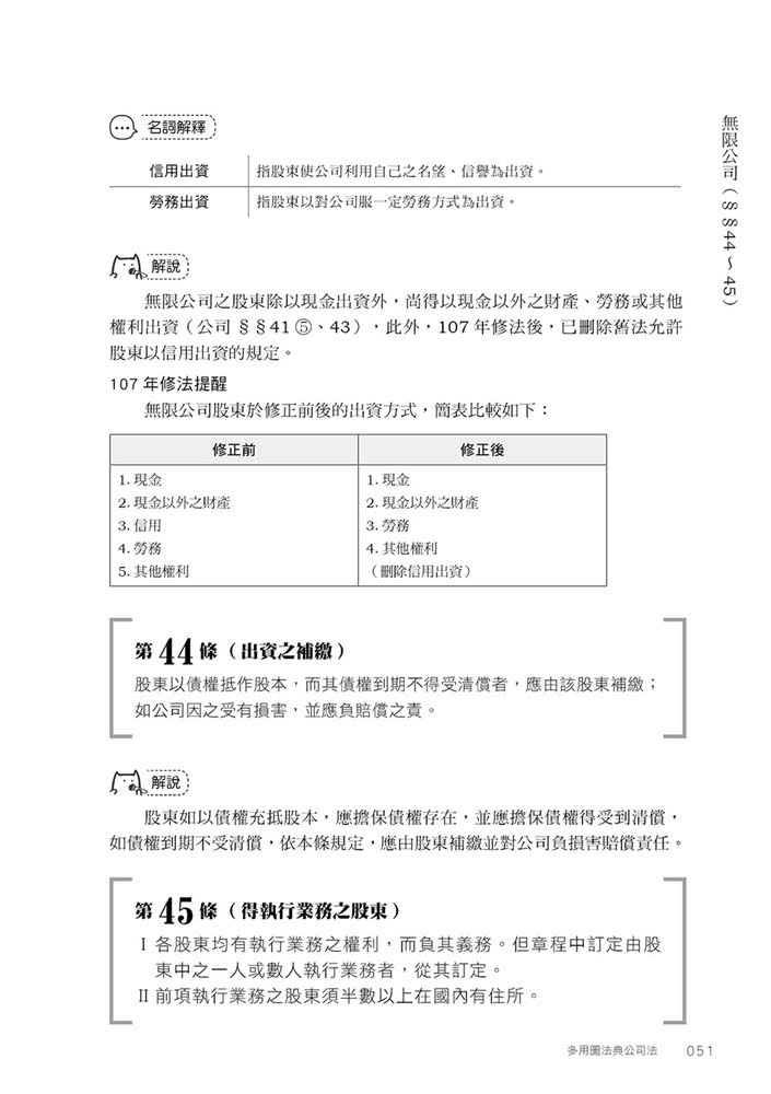 多用圖法典 公司法