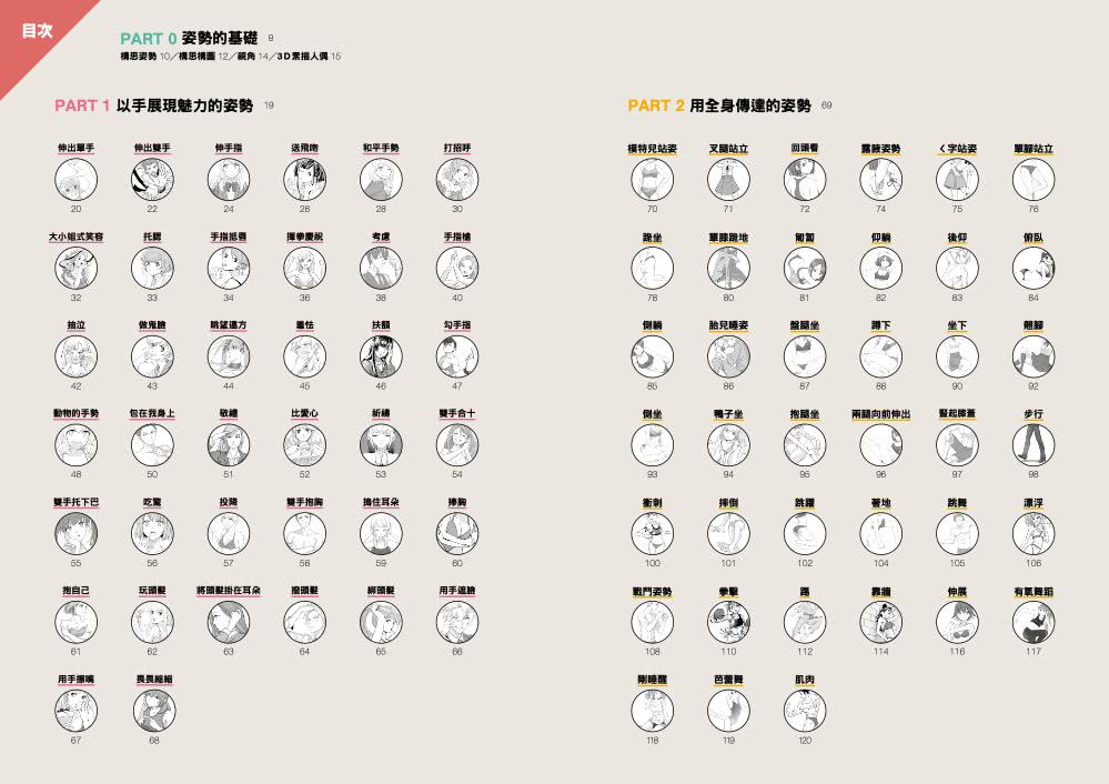 電繪姿勢速查事典