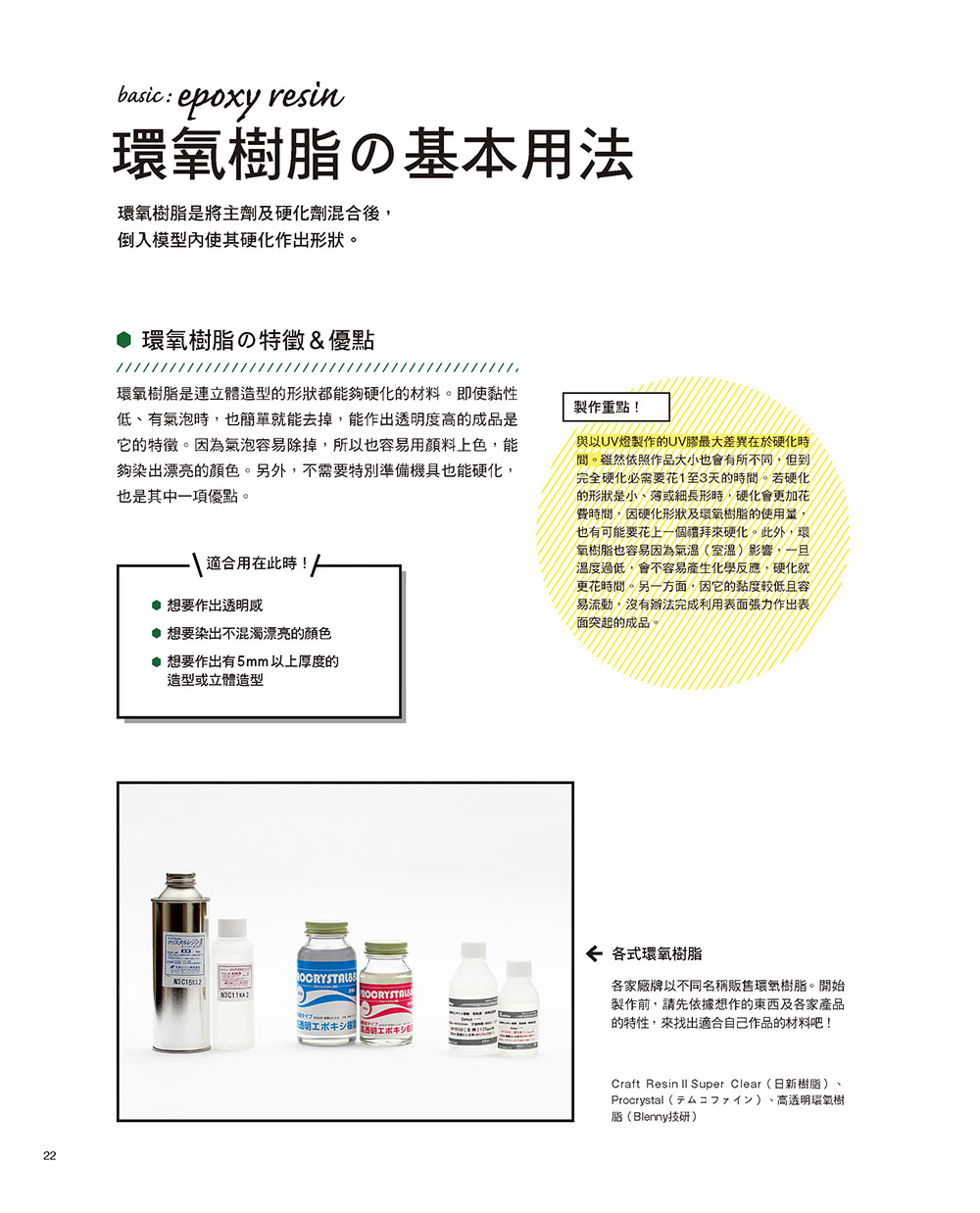 初學者的第一本UV膠＆環氧樹脂飾品教科書（暢銷版）