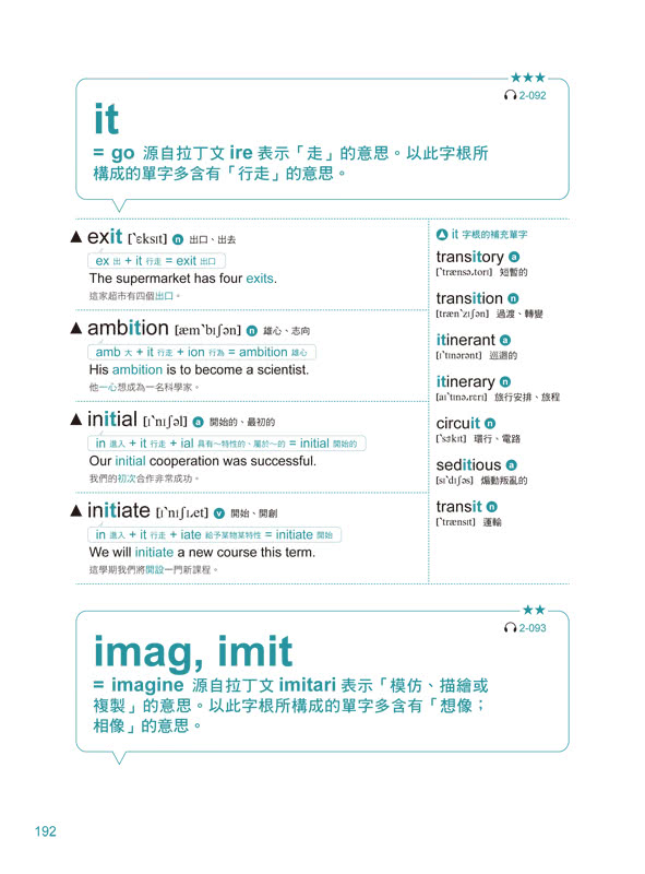 地表最強英文單字： 想贏，就要用「字首、字根、字尾」背單字