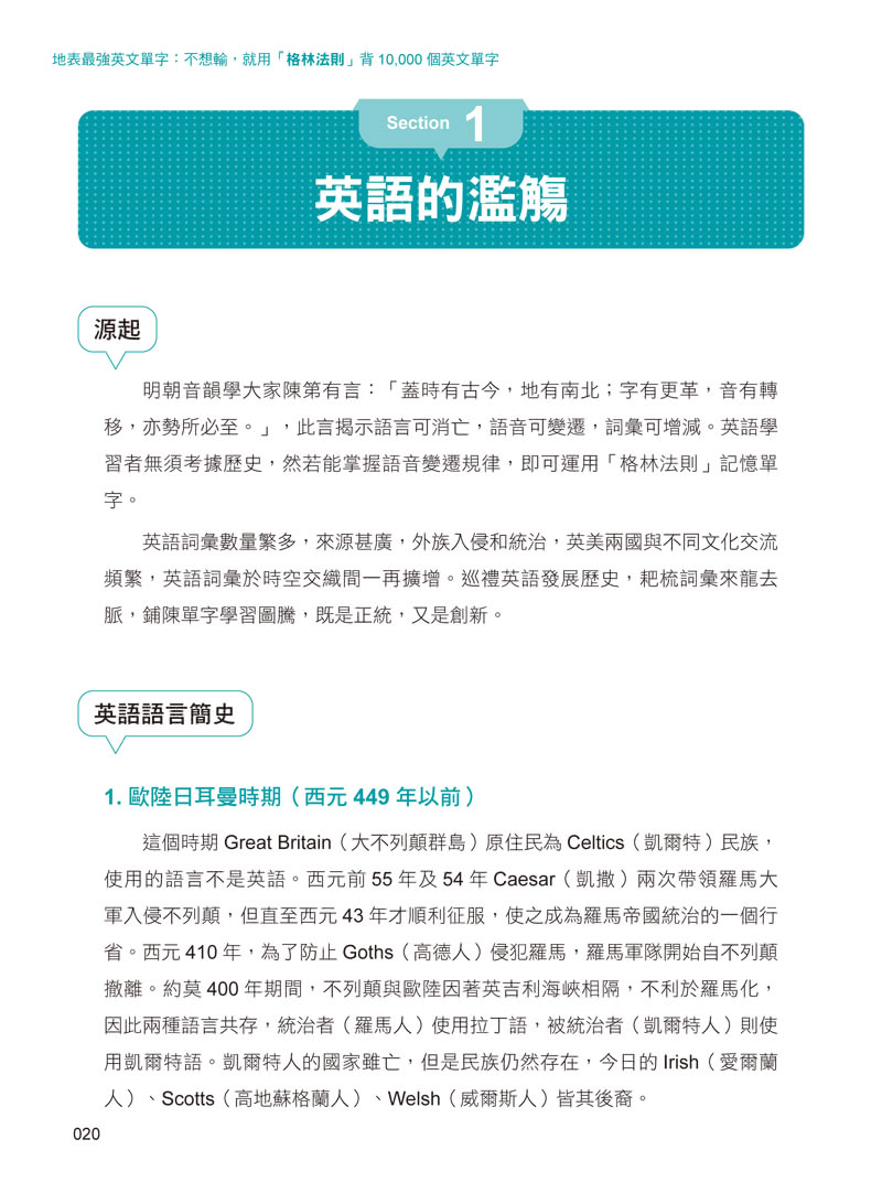 地表最強英文單字：不想輸，就用「格林法則」背10 000個英文單字