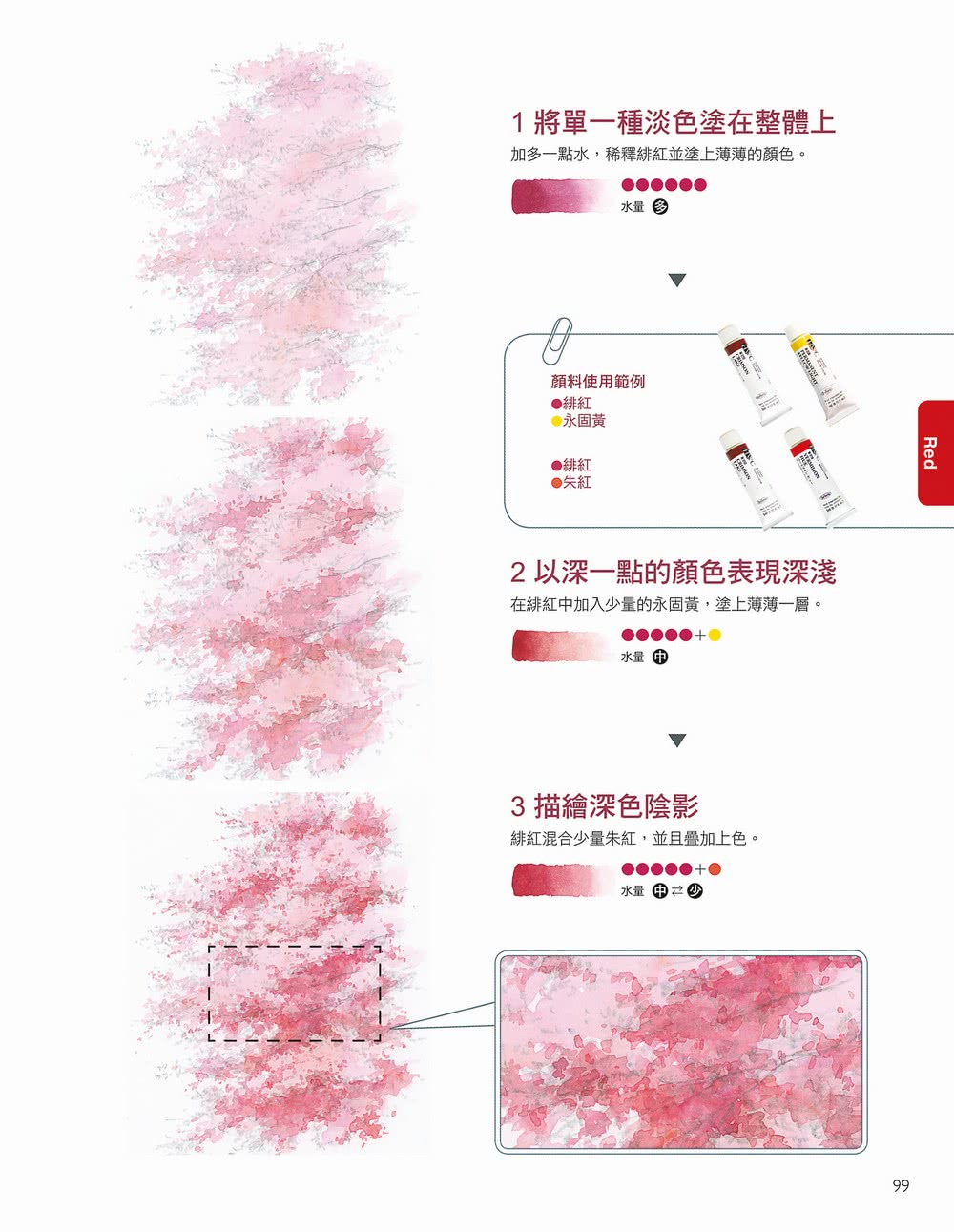 從12色開始 水彩畫基本混色技法