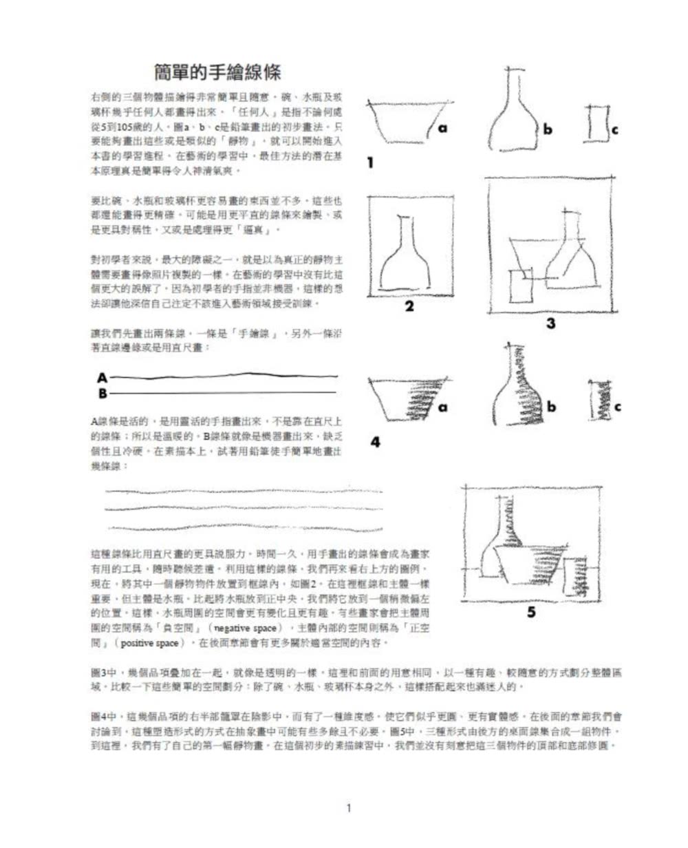 靜物素描