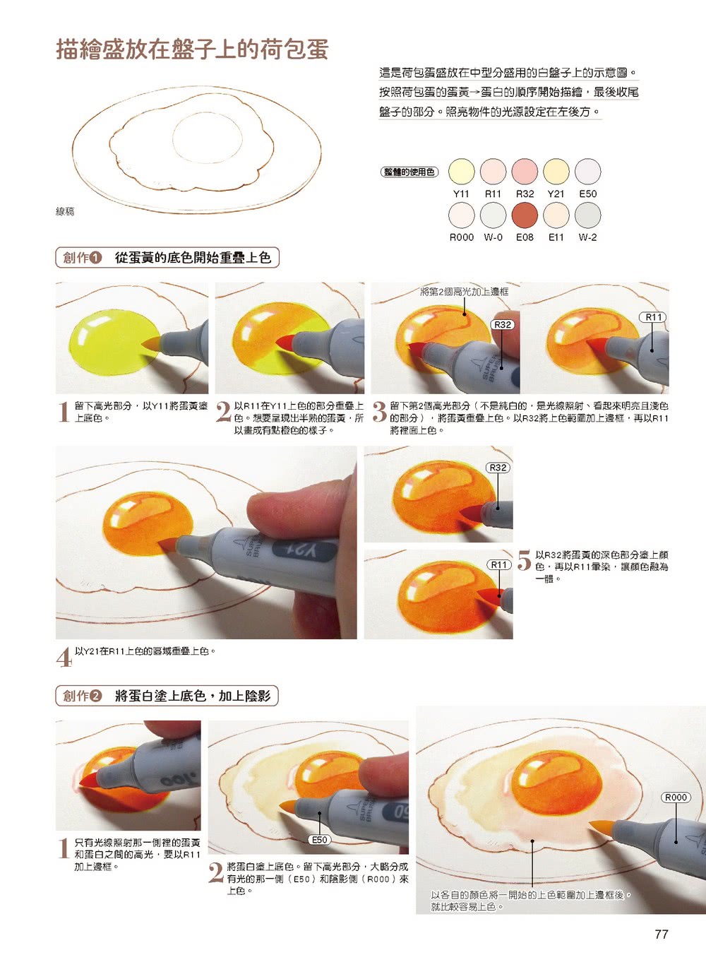 簡單的COPIC麥克筆入門：只要有20色Copic Ciao，什麼都能描繪！！