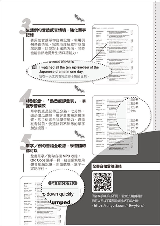 精準7000單字滿分版：中高級篇Level 5&Level 6（隨掃即聽QR Code單字／例句mp3）