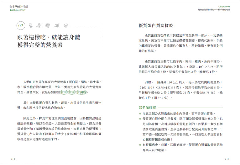 全家擇食指南 最完整的飲食計畫 讓你瘦、美、亮 裡外兼顧的百分百健康