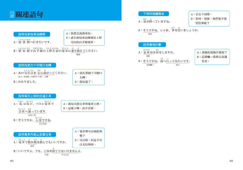 大家學標準日本語【中級本】行動學習新版：雙書裝（課本＋文法解說、練習題本）＋２APP（書籍內容＋隨選即
