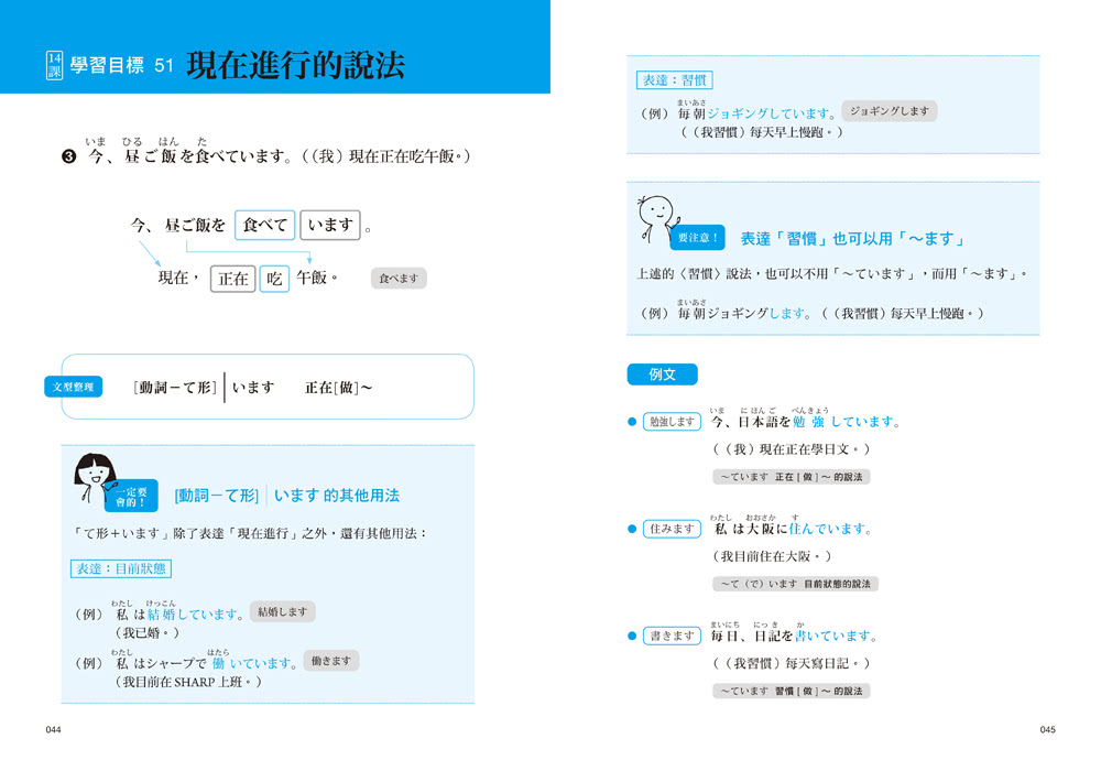 大家學標準日本語【中級本】行動學習新版：雙書裝（課本＋文法解說、練習題本）＋２APP（書籍內容＋隨選即
