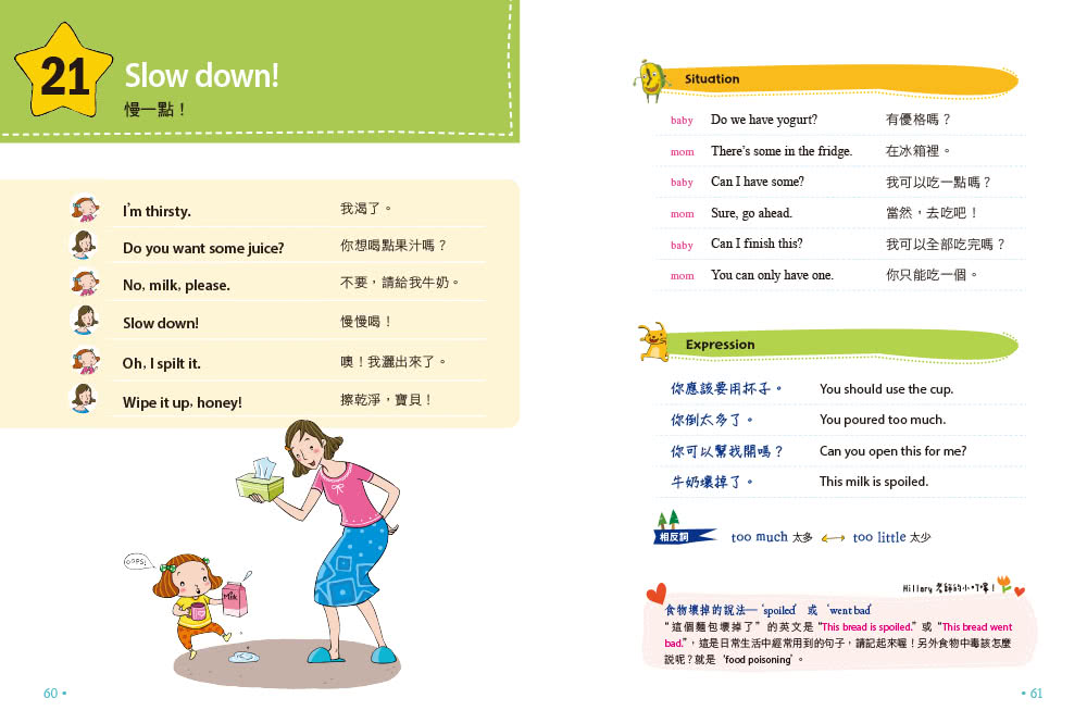 每天6小句簡單親子英文（暢銷2版）：不用硬塞 自然激發小孩聽說英語的潛能 連爸媽也跟著突飛猛進！（附音檔