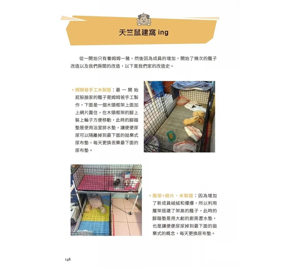 快樂天竺鼠完全飼育指南：從飼養方法到照護指引，最完整的全方位圖解小百科