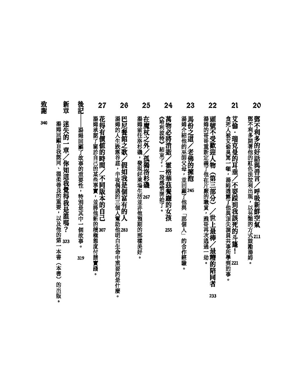 魔杖之外：湯姆．「跩哥馬份」．費爾頓的成長與掙扎