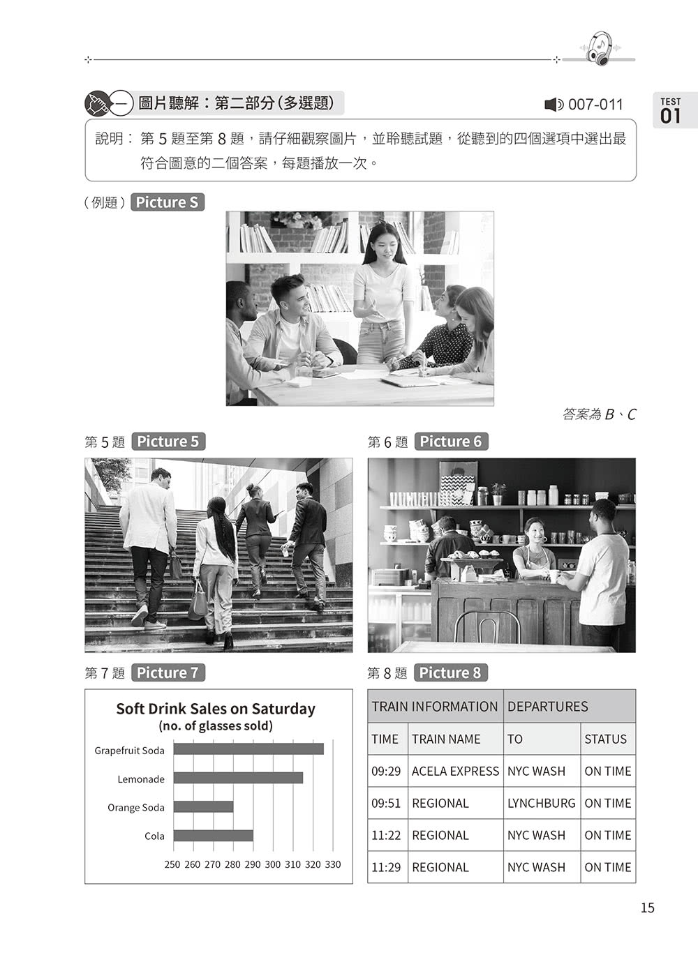 迎戰108新課綱：高中英語聽力10回模擬測驗勇奪A級+1MP3