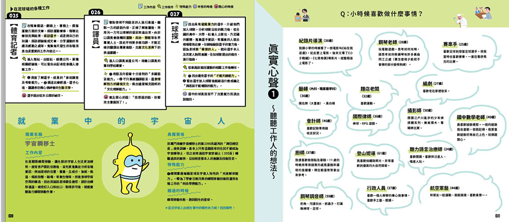 寫給中小學生的工作圖鑑：跟著宇宙人發掘天賦、實現理想的職業百科