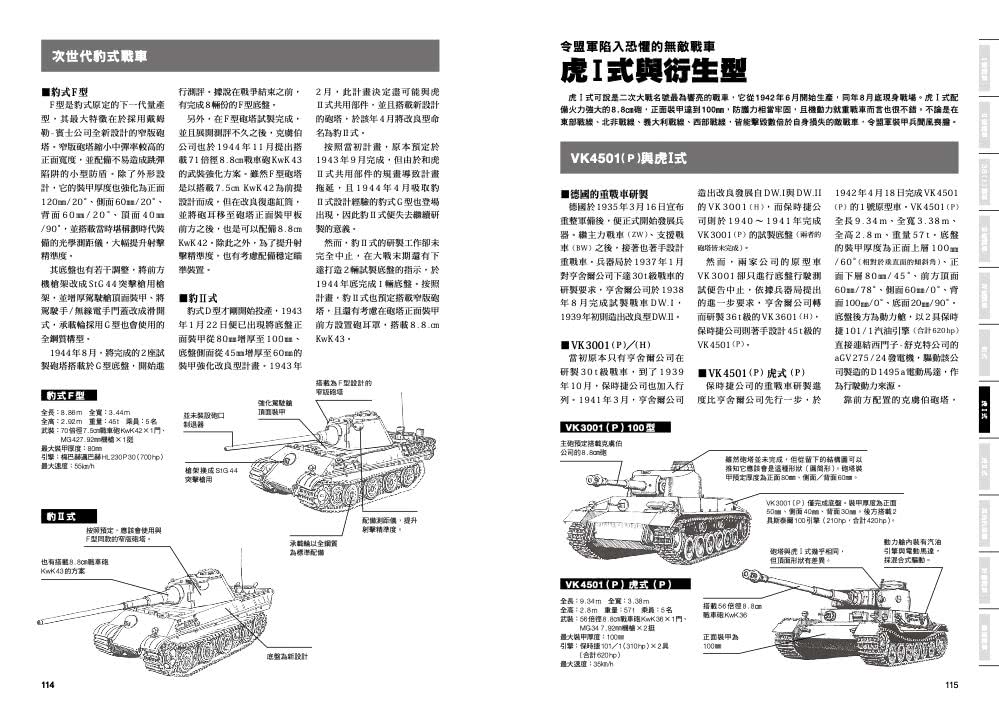 圖解第二次世界大戰 德國戰車