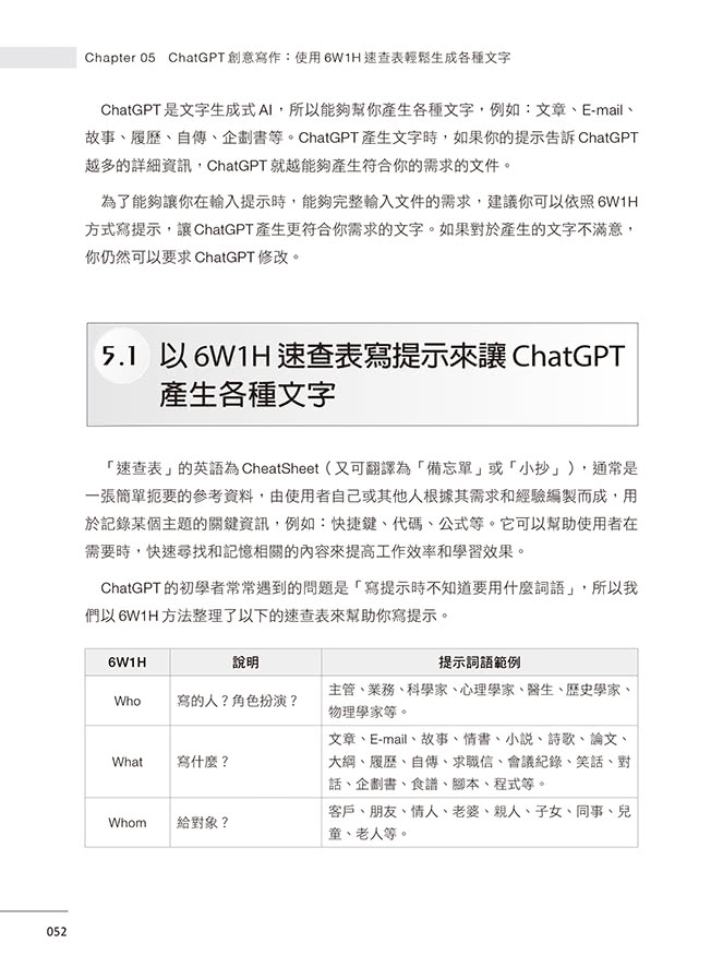 ChatGPT4人工智慧新時代：超效率AI生活與工作實務應用