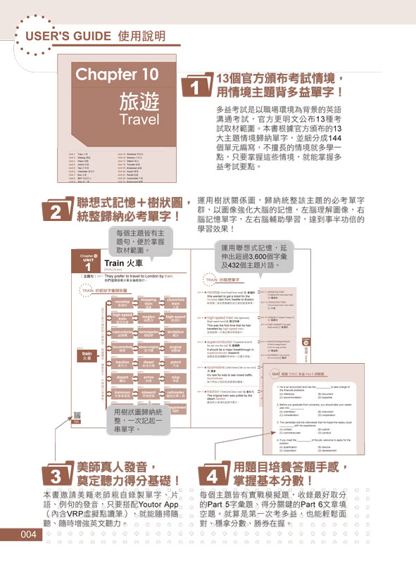 專為第一次考多益準備的全新制TOEIC多益單字（附「Youtor App」內含VRP虛擬點讀筆）