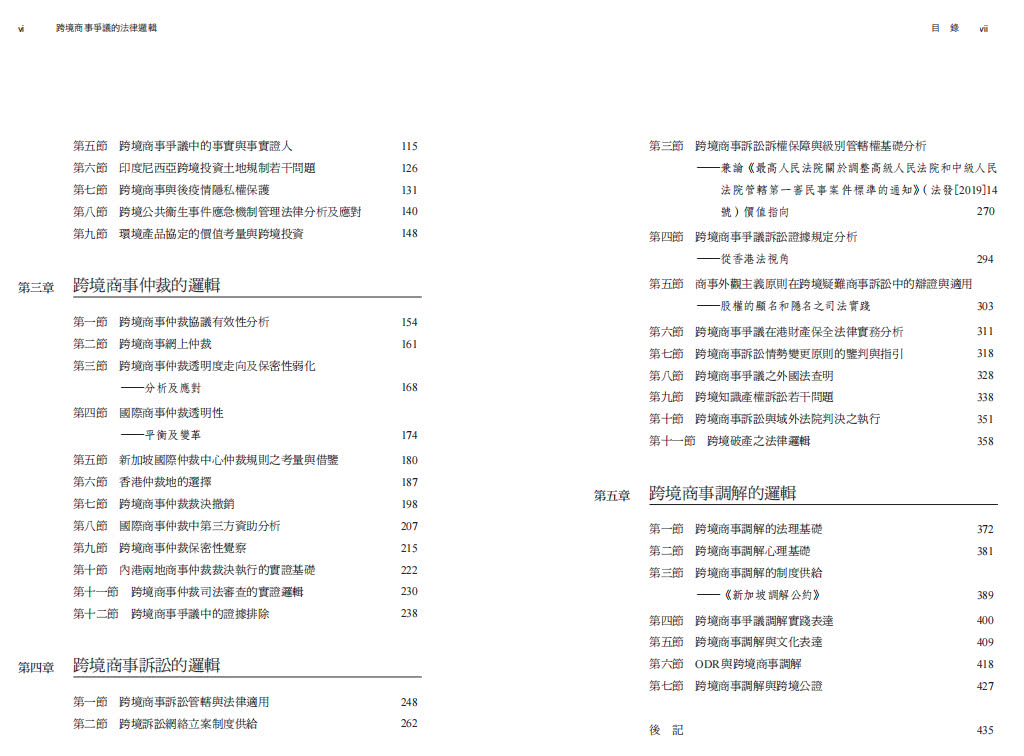 跨境商事爭議的法律邏輯