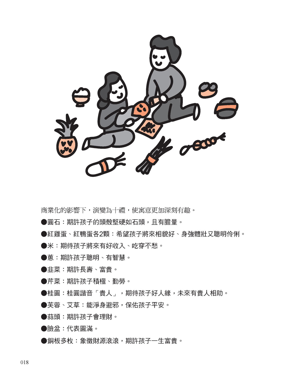 手繪圖解台灣民間風俗