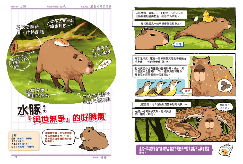 漫畫動物冷知識王：趣味怪奇探險筆記