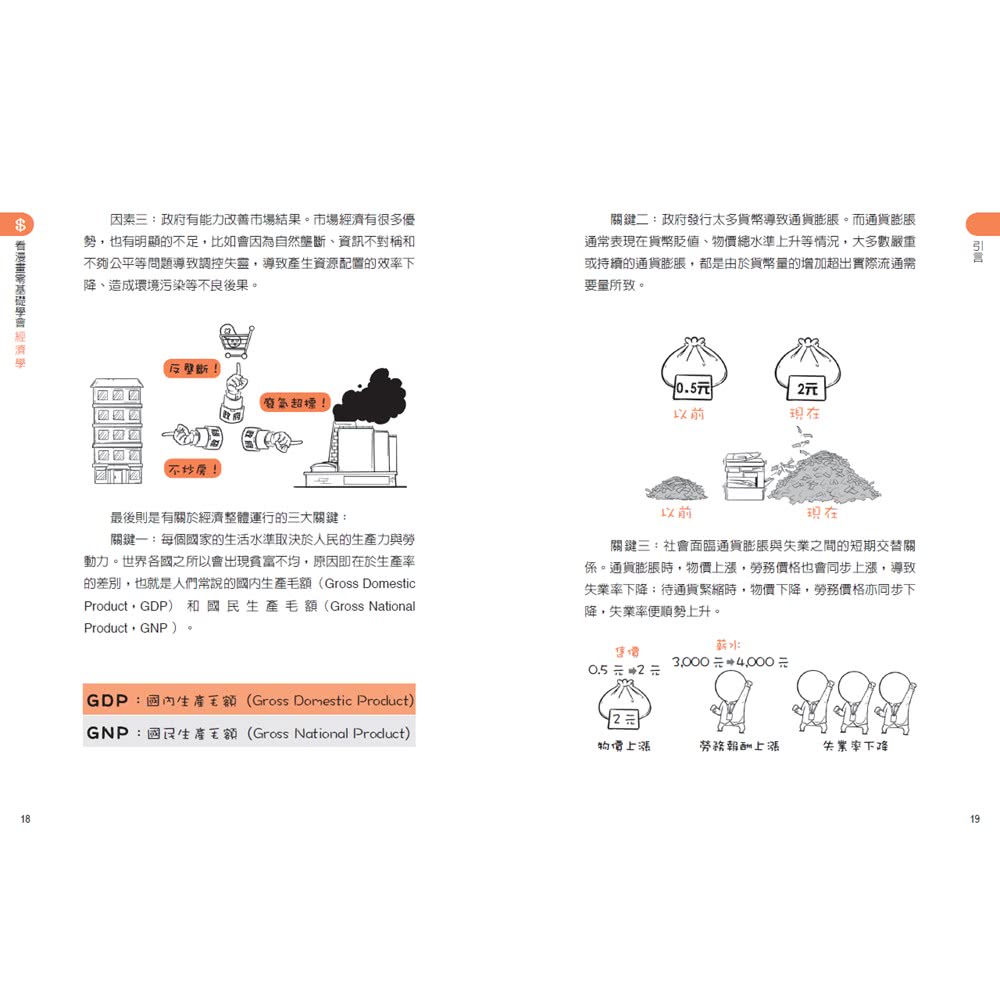 看漫畫零基礎學會：經濟學+資產配置【套組】