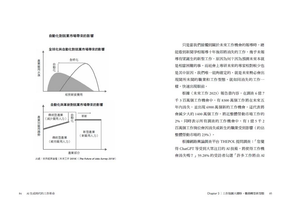 AI生成時代的工作革命：洞悉開始自主學習的AI將引爆的連續變革 在企業壽命縮短的大趨勢下提早掌握延長個人