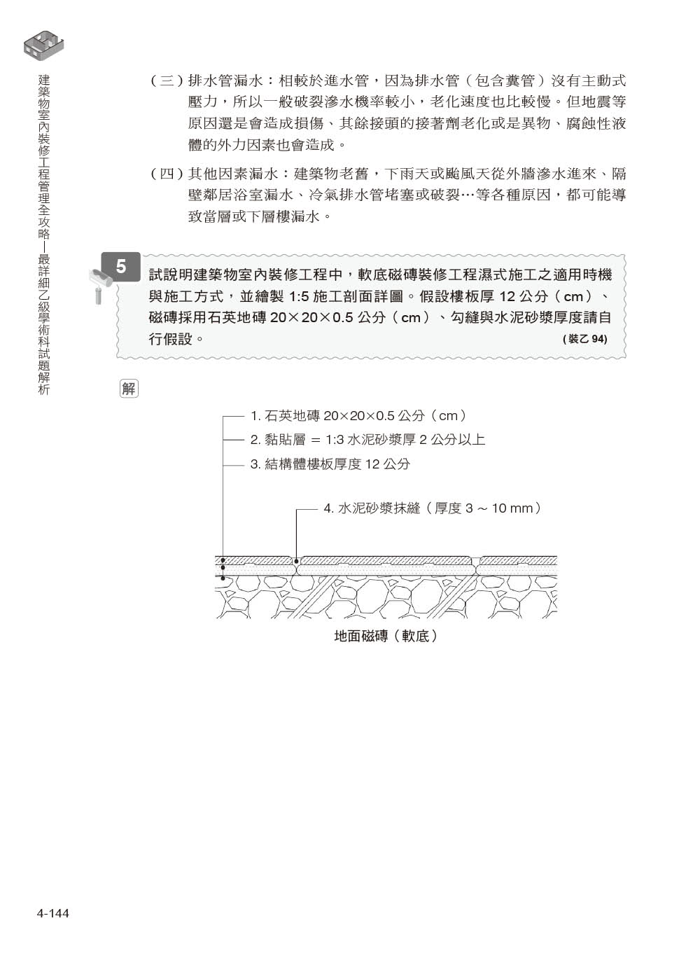 建築物室內裝修工程管理全攻略｜最詳細乙級學術科試題解析