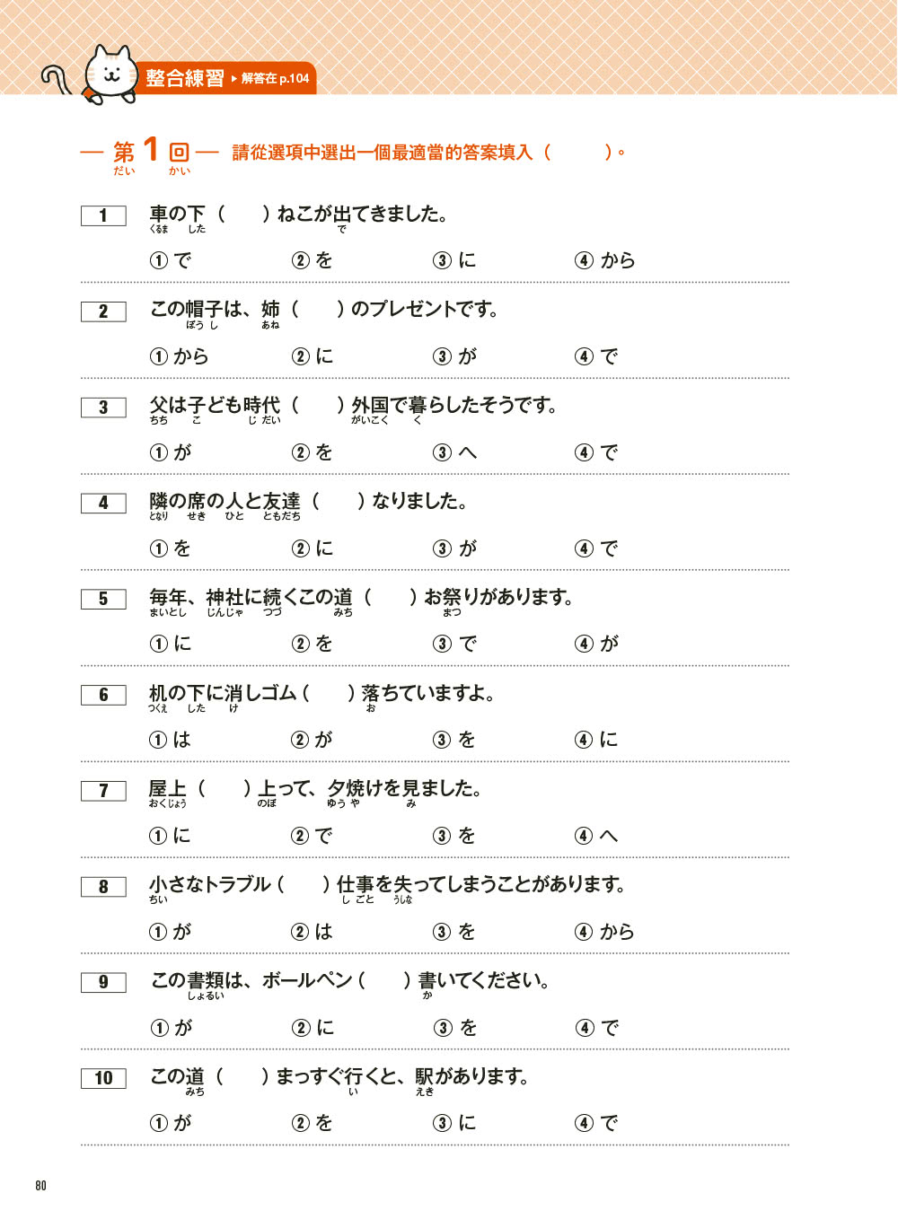 日語助詞哪裡難？初級必學助詞 一招一式全圖解