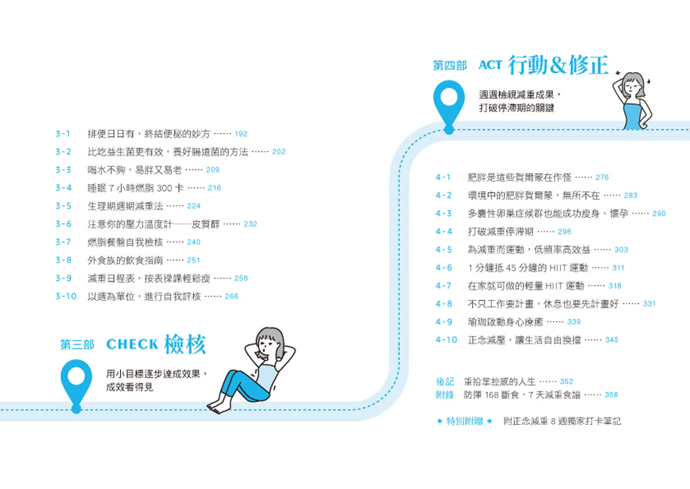 瘦身藍圖：中醫師的40堂減壓減重課 養成致瘦的子彈習慣 一步步成就美好身心（附正念減重8週獨家打卡筆記）