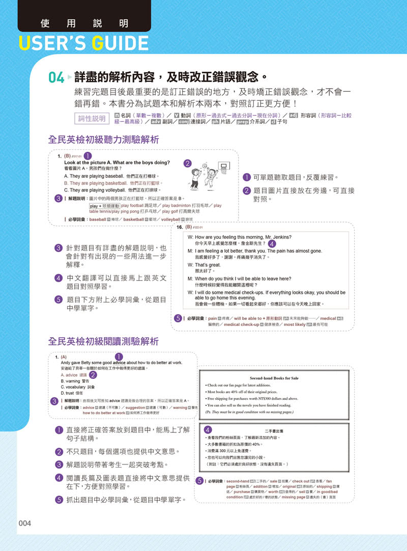 史上最強NEW GEPT全民英檢初級單字+文法+攻略+5回初試複試模擬試題【網路限定獨家套書】