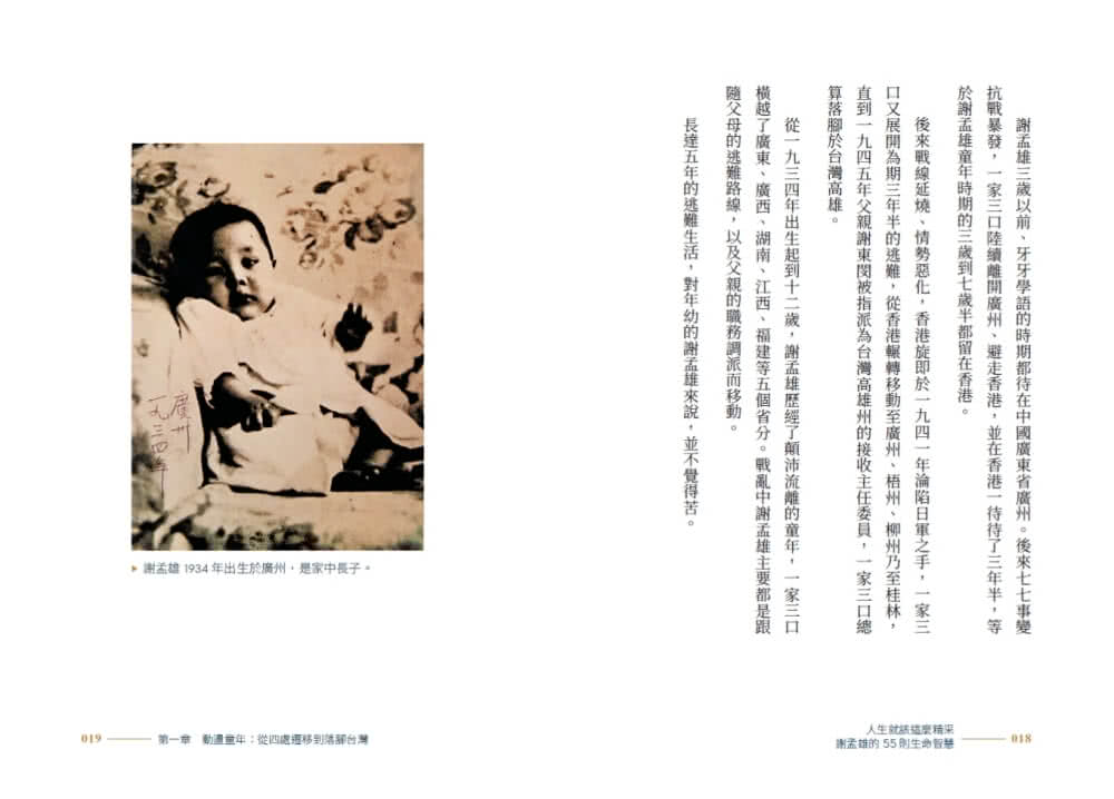 人生就該這麼精采：謝孟雄的55則生命智慧