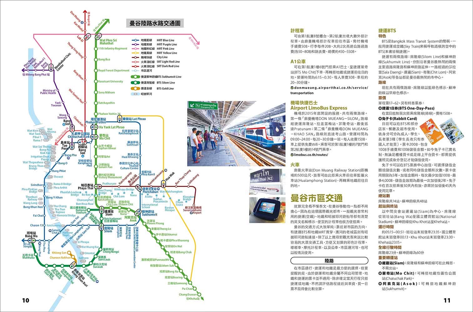 曼谷地鐵地圖快易通