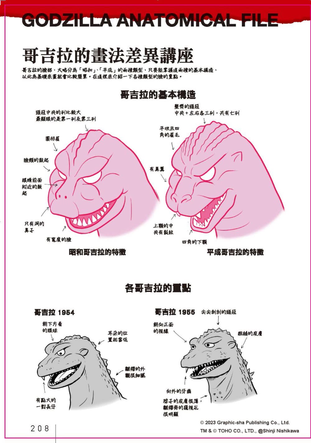 哥吉拉大解剖圖鑑：西川伸司解構怪獸深淵（精裝）