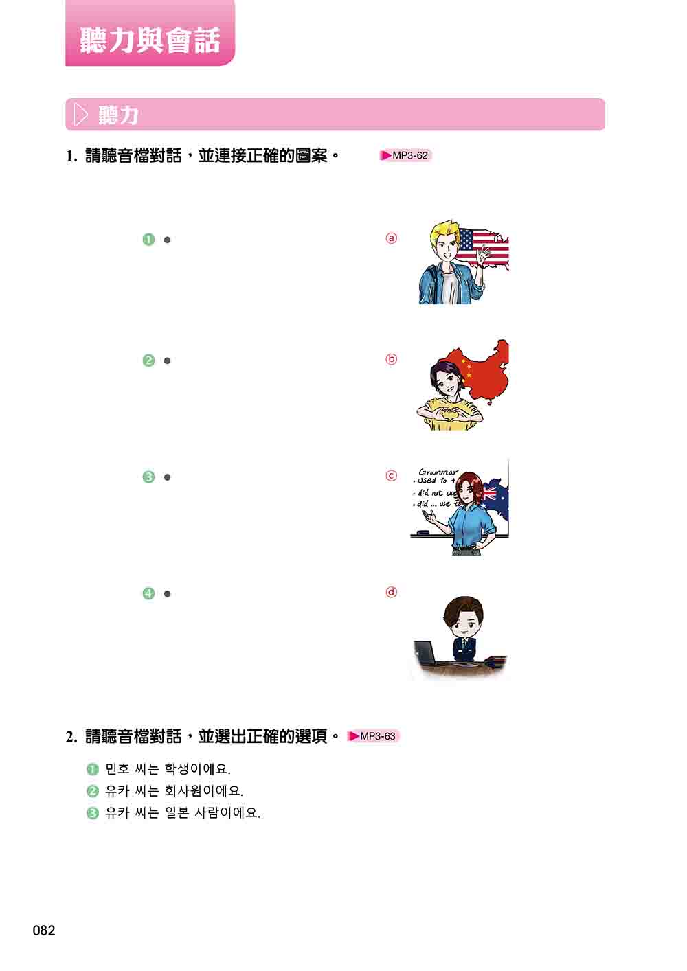 新版 有趣的韓語課1（隨書附韓籍名師親錄標準韓語發音＋朗讀音檔QR Code）