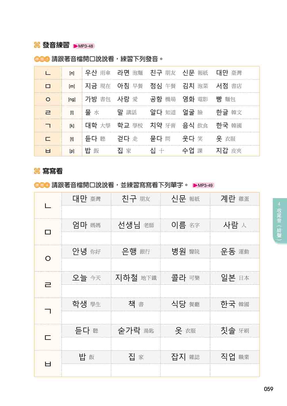 新版 有趣的韓語課1（隨書附韓籍名師親錄標準韓語發音＋朗讀音檔QR Code）